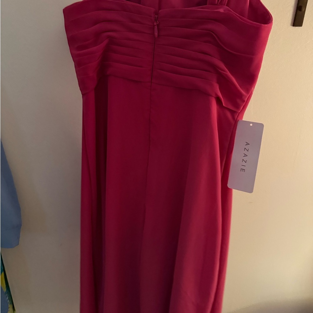 Elegant Azazie Pink Women's Dress - Picture 7 of 8